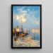 Vue de Venise - Thomas Moran — gerahmtes Bild an der Wand
