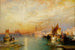 Sonnenuntergang, Santa Maria und der Dogenpalast, Venedig - Thomas Moran — Ansicht des Kunstwerks