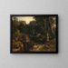La Vallée - Thomas Moran — gerahmtes Bild an der Wand