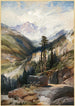 Die Bergkette der Heilig-Kreuz-Berge in Colorado - Thomas Moran — Ansicht des Kunstwerks