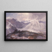 Der Pfad der Mückenspinnen, Rocky Mountains in Colorado, Höhe 12000 Fuß - Thomas Moran — gerahmtes Bild an der Wand