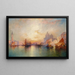 Venedig Großer Kanal bei Sonnenuntergang - Thomas Moran — gerahmtes Bild an der Wand