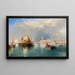 Venedig - Thomas Moran — gerahmtes Bild an der Wand