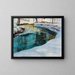 End eines Wintertages - Thomas P Barnett — gerahmtes Bild an der Wand