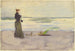 Frau am Strand - Thomas Pollock Anshutz — Ansicht des Kunstwerks