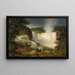 Chutes du Niagara - Thomas Prichard Rossiter — gerahmtes Bild an der Wand