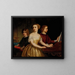 Die Parmly-Schwestern - Thomas Prichard Rossiter — gerahmtes Bild an der Wand
