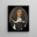 Portrait des Präsidenten de Lamoignon - Thomas Prieur — gerahmtes Bild an der Wand