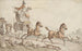 Kapitän Squander in der Höhe - Thomas Rowlandson — Ansicht des Kunstwerks