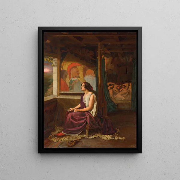 Thomas Seddon - Penelope Then During the Day She Wove the Large Web Which at Night She Unravelled The Odyssey.webp