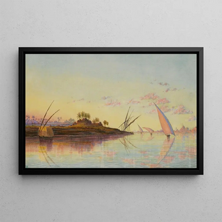 Thomas Seddon - View On The Nile Near Cairo Egypt.webp