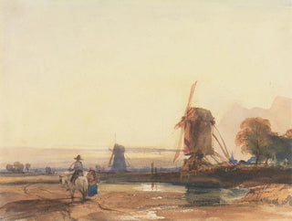Landschaft mit Windmühlen - Thomas Shotter Boys — Ansicht des Kunstwerks