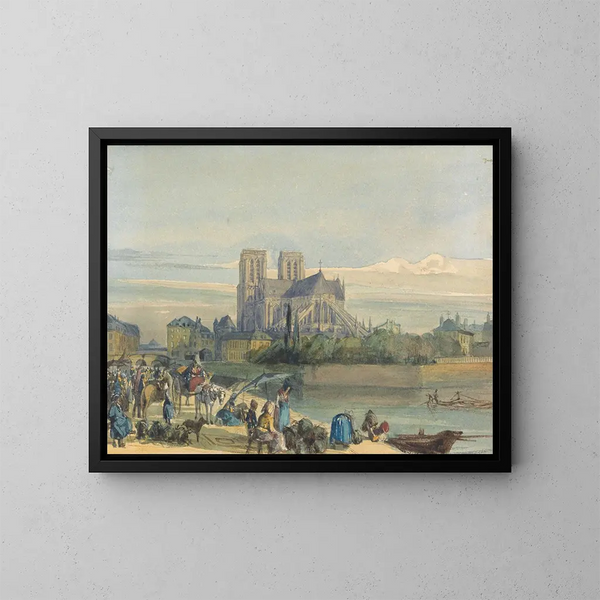 Notre-Dame de Paris - Thomas Shotter Boys — gerahmtes Bild an der Wand