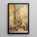 Die Kathedrale von Brügge - Thomas Shotter Boys — gerahmtes Bild an der Wand
