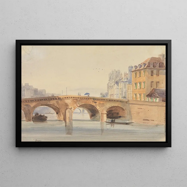 Le Pont Neuf - Thomas Shotter Boys — gerahmtes Bild an der Wand