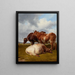 Weidevieh - Thomas Sidney Cooper — gerahmtes Bild an der Wand