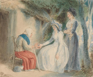 Die Wahrsagerin - Thomas Stothard — Ansicht des Kunstwerks