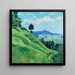 Berglandschaft - Thomas Theodor Heine — gerahmtes Bild an der Wand