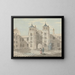 Alter Somerset House - Thomas Theodosius Forrest — gerahmtes Bild an der Wand