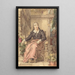 Milton aveugle - Thomas Uwins — gerahmtes Bild an der Wand