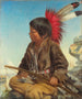 Junge Indianer in Fort Snelling - Thomas Waterman Wood — Ansicht des Kunstwerks