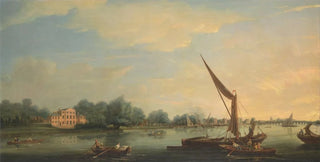 Thomas Whitcombe - The Thames at Chelsea.webp