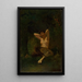 Faune - Thomas Wilmer Dewing — gerahmtes Bild an der Wand