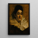 Portrait de Frances C Houston - Thomas Wilmer Dewing — gerahmtes Bild an der Wand