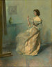 Das Collier - Thomas Wilmer Dewing — Ansicht des Kunstwerks