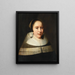 Portrait einer Dame - Thomas de Keyser — gerahmtes Bild an der Wand