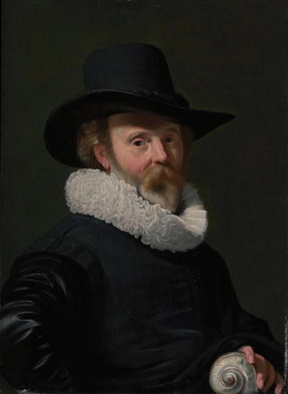 Thomas de Keyser - Portrait of a Man with a Shell.webp