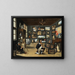 Ein Künstler in seiner Galerie - Thomas van Opshoven — gerahmtes Bild an der Wand