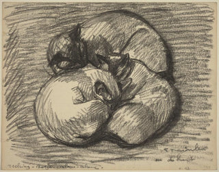 Thophile Alexandre Steinlen - The Cats  Tsching Batzar and BlancBlanc.webp