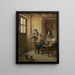 Das Essen der Kinder - Théophile Duverger — gerahmtes Bild an der Wand