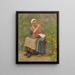 April in der Bretagne - Théophile Louis Deyrolle — gerahmtes Bild an der Wand
