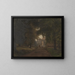 Draußen in Ariccia - Thorald Brendstrup — gerahmtes Bild an der Wand