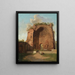 Das Tempel der Venus und Rom Das Römische Forum Rom - Thorald Læsøe — gerahmtes Bild an der Wand