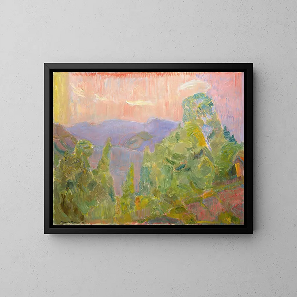 De Holmsbu - Thorvald Erichsen — gerahmtes Bild an der Wand