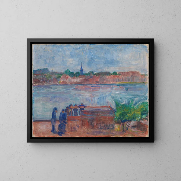 Von Porsgrunn - Thorvald Erichsen — gerahmtes Bild an der Wand