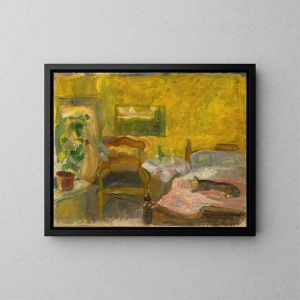 Innen-Gemälde - Thorvald Erichsen — gerahmtes Bild an der Wand