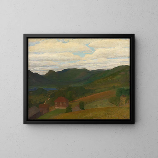 Thorvald Erichsen - Landscape with an old Farm.webp