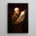 Journal amusant - Thure Nicolaus Cederström — gerahmtes Bild an der Wand