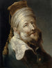Orientalisches Gemälde mit Turban und Fez mit zwei Pompons - Tiberius Dominikus Wocher — Ansicht des Kunstwerks