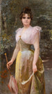 Promenade im Park - Timoléon Lobrichon — Ansicht des Kunstwerks