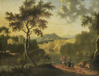 Italienische Landschaft - Timotheus de Graef — Ansicht des Kunstwerks