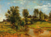 Ein sanft geschwungenes Landschaftsbild mit einem Bach - Tina Blau — Ansicht des Kunstwerks