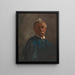 Portrait eines Gentlemans - Tina Blau — gerahmtes Bild an der Wand