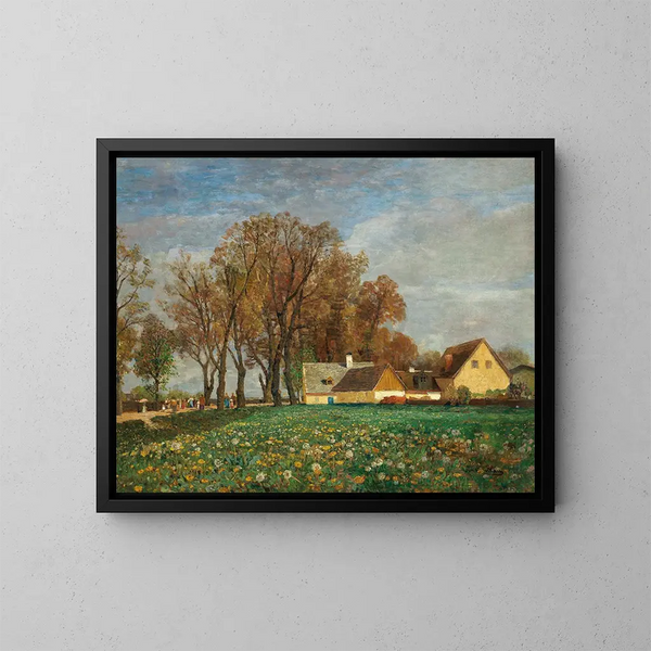 auf der Schleiheimerstraße - Tina Blau — gerahmtes Bild an der Wand