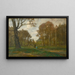 Der Prater und die Rotunde von Wien - Tina Blau — gerahmtes Bild an der Wand