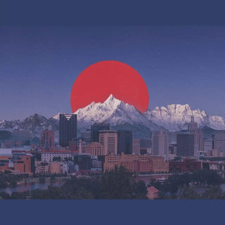 Tirage d'art asiatique - Horizon Citadin | Reproduction Tableau Décoration murale affiche copie